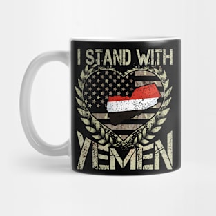 I Stand With Yemen Mug